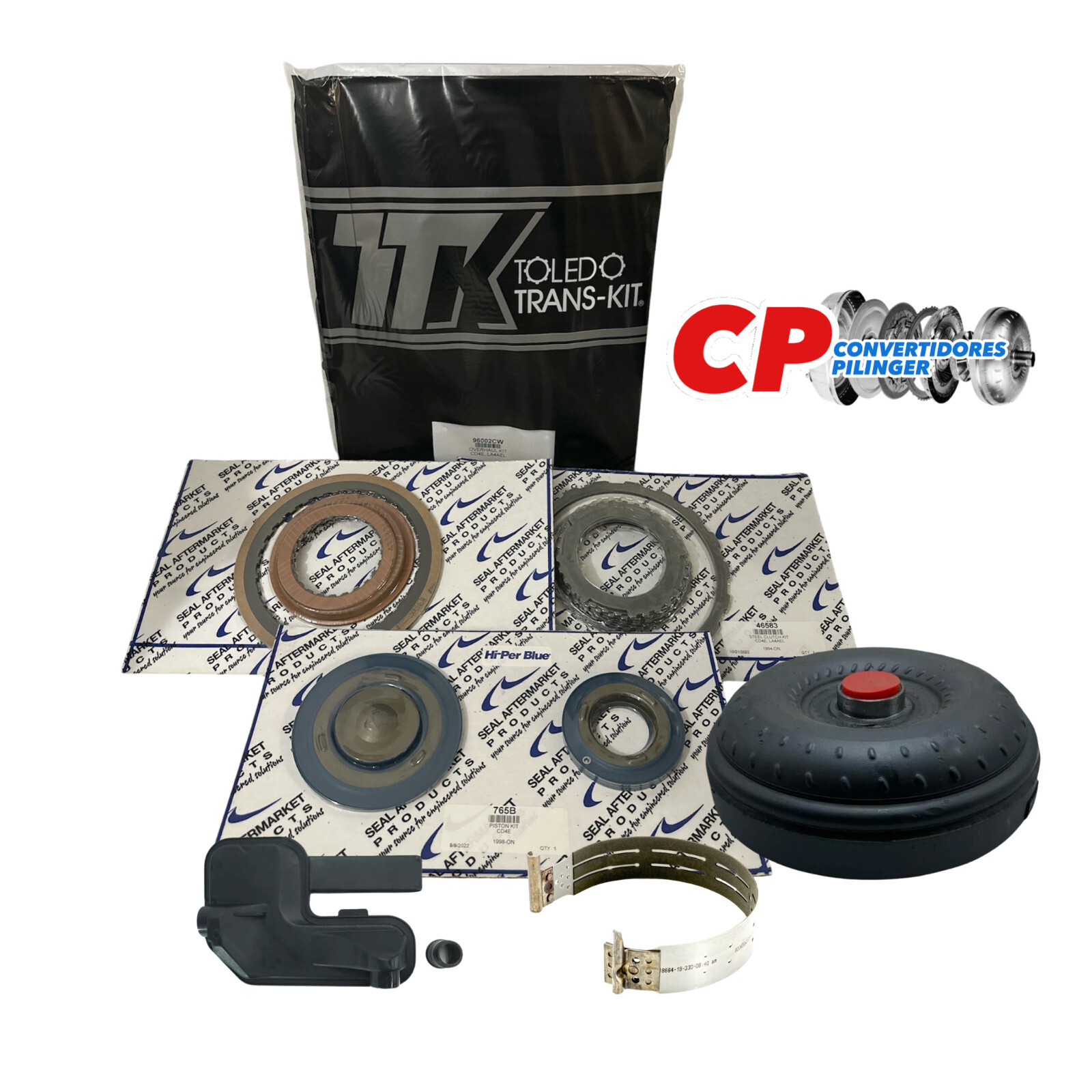 CD4E LA4AEL Transmission Master Rebuild Kit with Torque Converter 2008-Up.