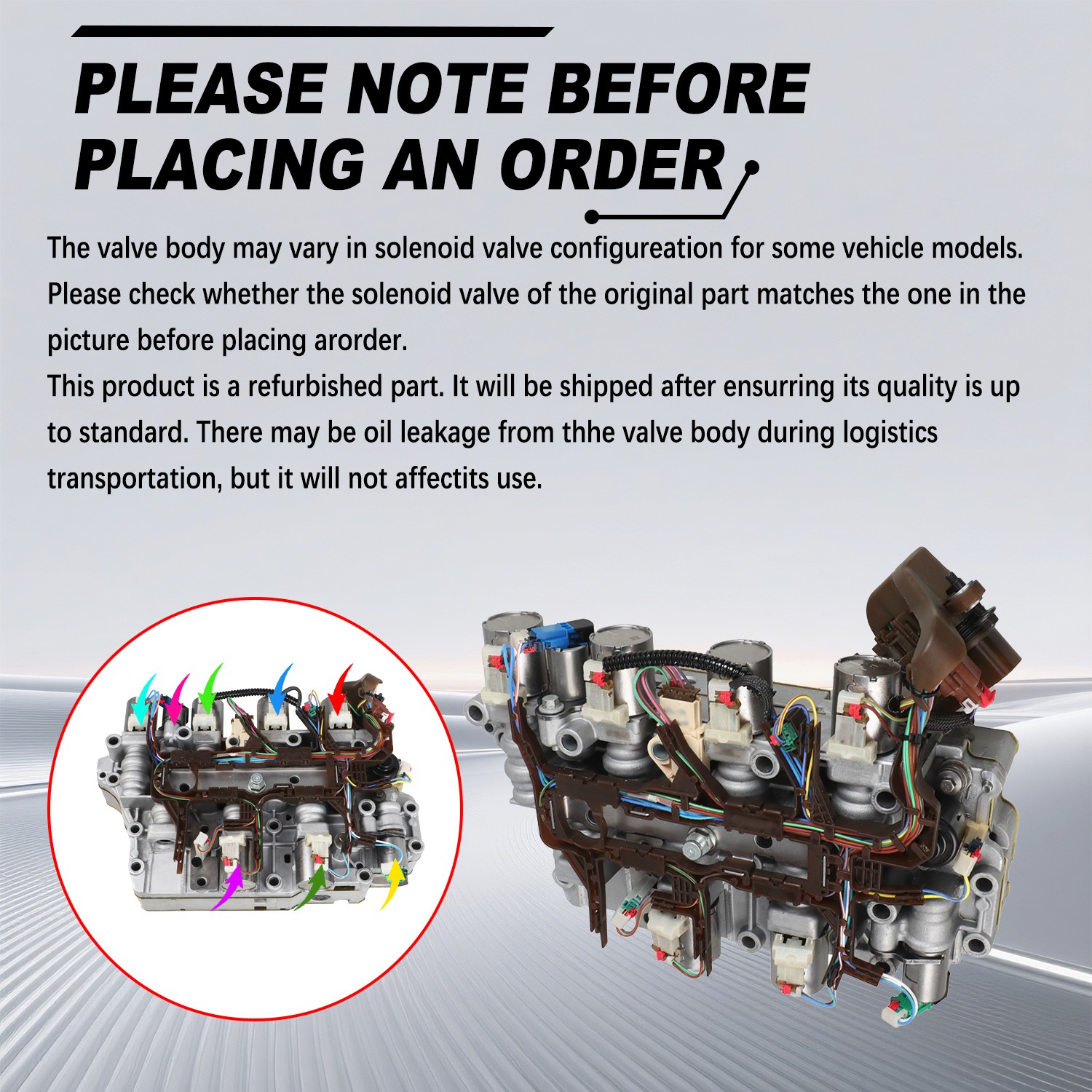 8F35 Automatic Transmission Valve Body 8-Speed Fit for Ford