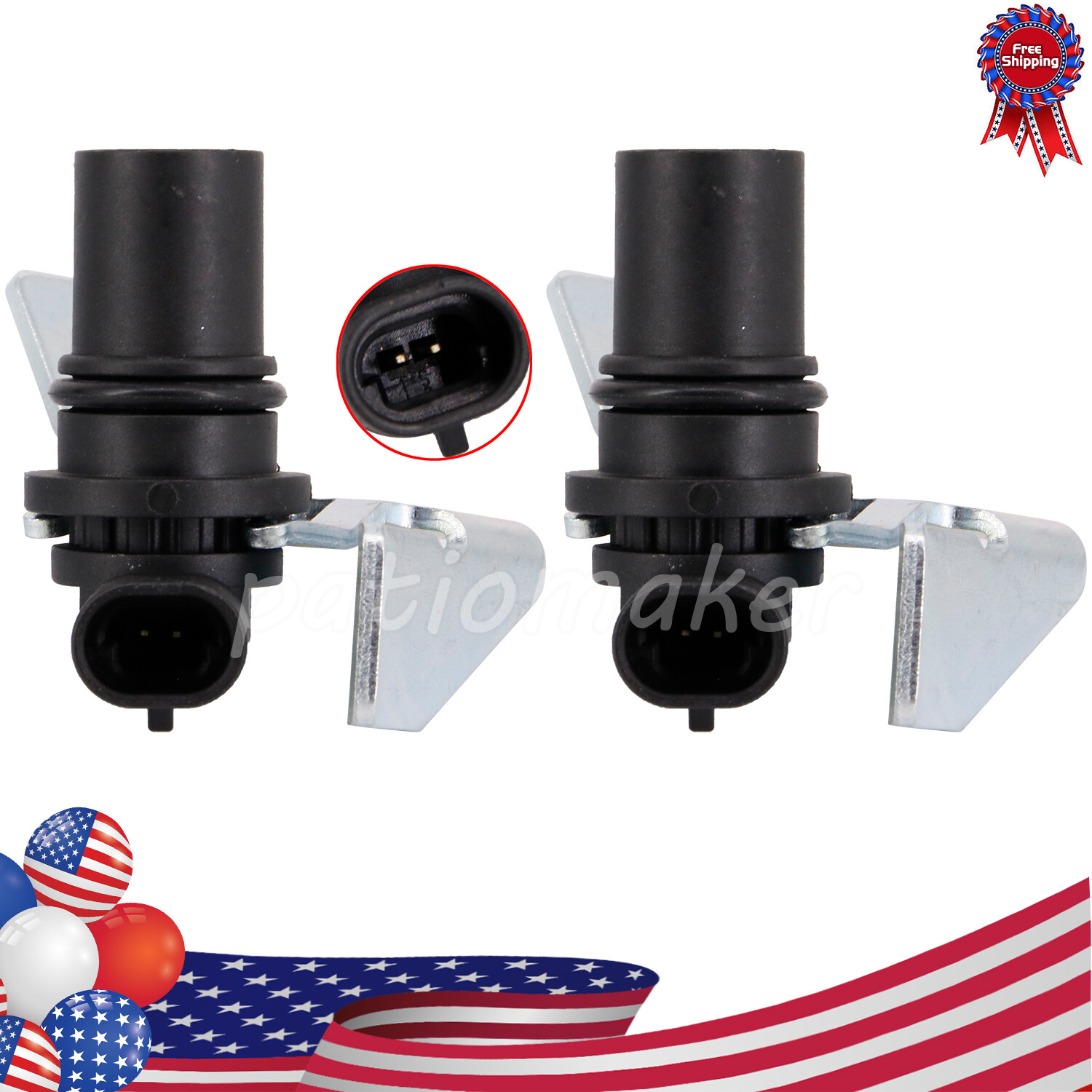 24203876 Transmission Speed Sensors for 4L80E Chevrolet GM 2pc Set fit 1991-On