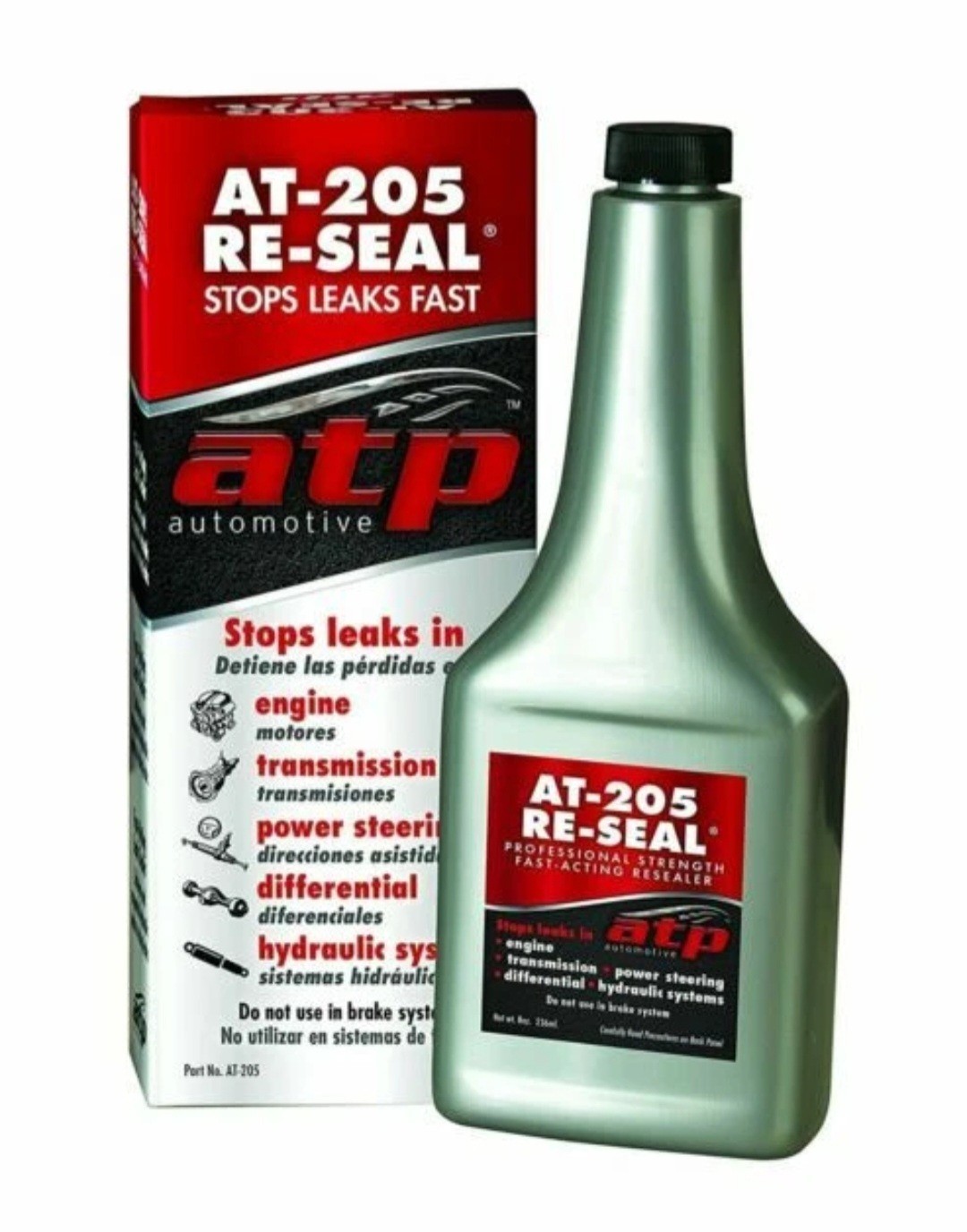 ATP AT-205 Re-seal Stops Leaks fast 8 OZ QTY X 1 guaranteed stop Leak usa made.