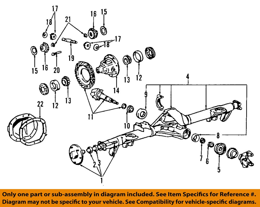 FORD OEM Rear Differential-Lock Pin D8BZ4241C