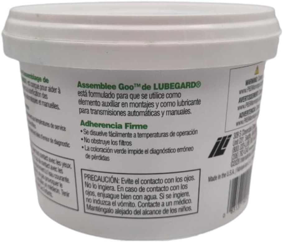 19250 Assemblee Goo, Green, Firm Tack Lubricant, 16 oz.