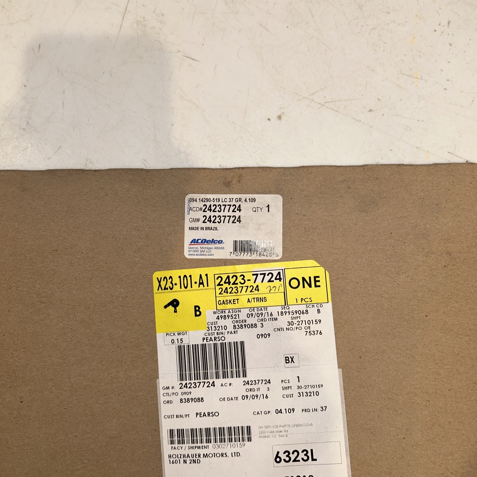 GM OEM 24237724 6T70 6F50 OE Transmission End Cover Gasket fits 6T75 6F55 6T80