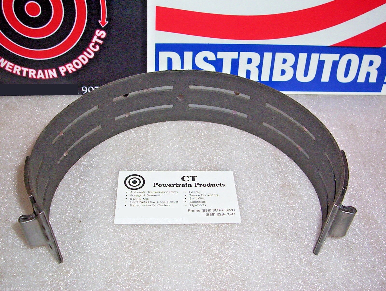 C4 C5 Ford High Performance Black Carbon Fiber Front Flex Band 1965-ON HD New