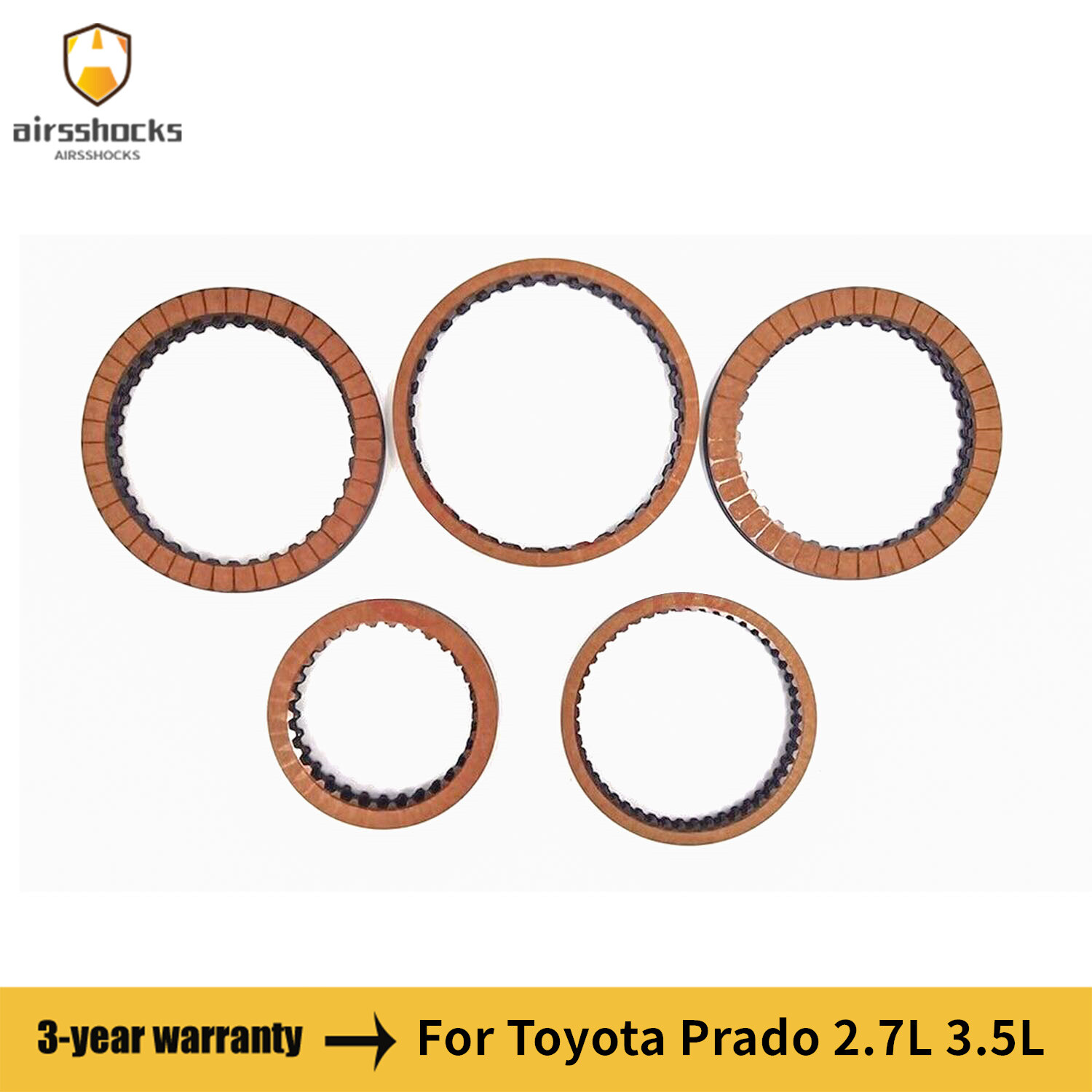 AC60F AC60E Auto Transmission Clutch Friction Kit For Toyota Prado 2.7L 3.5L