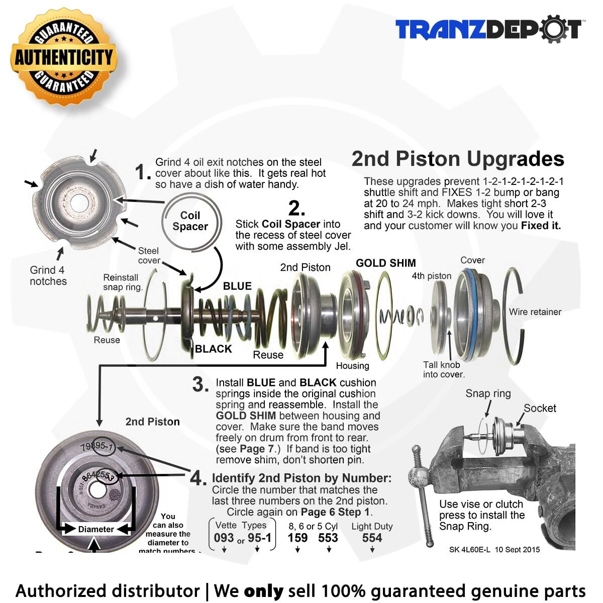 TransGo 4L60E SHIFT KIT (#SK 4L60E)