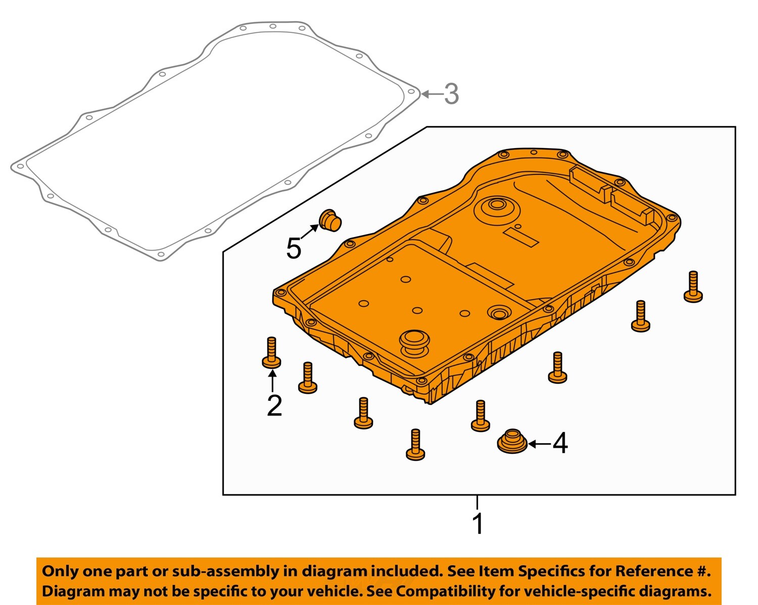 CHRYSLER OEM 13-23 1500 Classic Transmission Components-Trans Pan 68225344AA