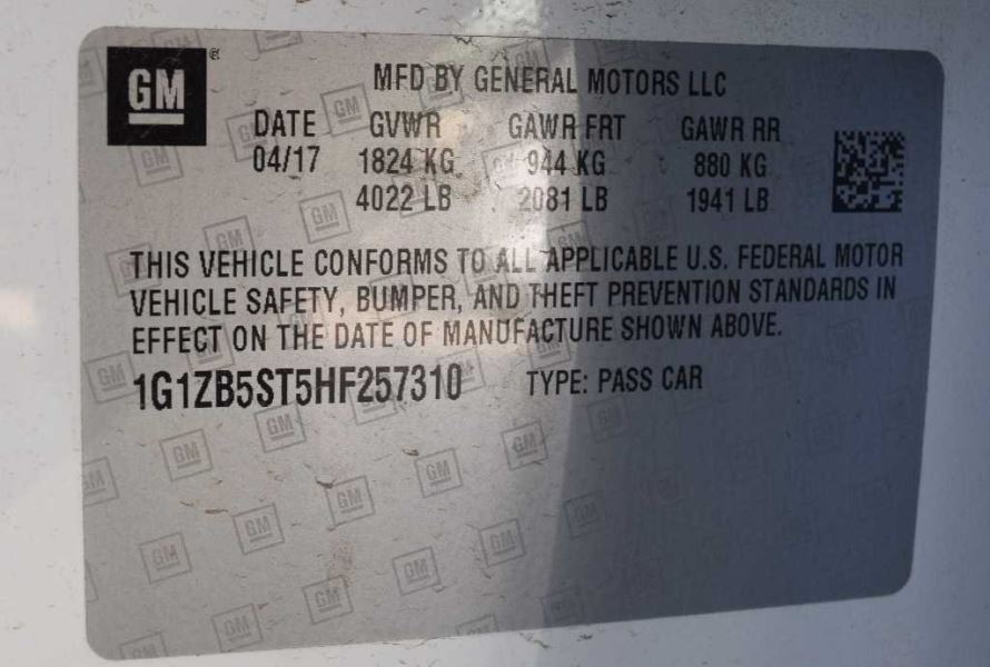 Transmission 1.5L Fits 16-18 41,000 miles MALIBU 1043499