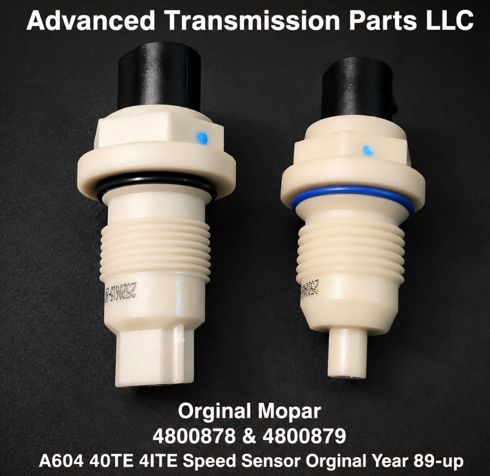 A604 40TE 41TE 41TES Transmission MOPAR Input & Output Speed Sensor YEAR 89-UP
