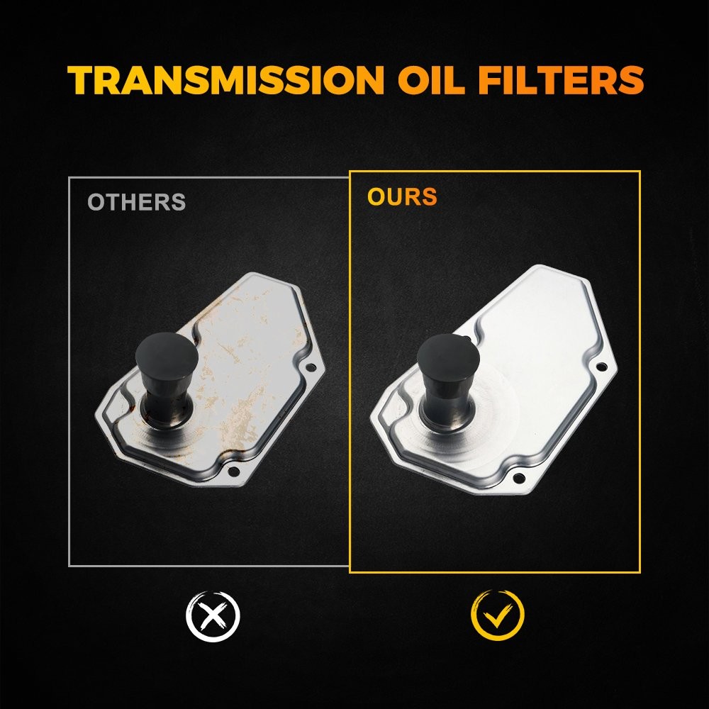 3Pcs Transmission Oil Filters W/Pan Gasket For 2012-2019 NISSAN SENTRA VERSA USA