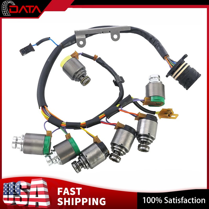 For 1887-2012 BMW 325i 2.5L 5HP19 7PCS Transmission Solenoids Kit w/Harness