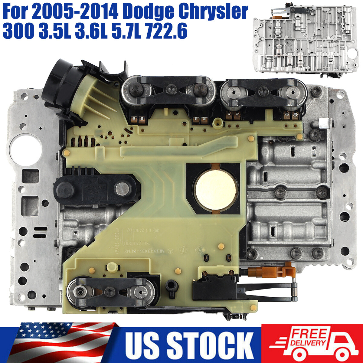 722.6 NAG1 5 Speed Valve Body w/ Conductor Plate Fits Dodge Charger Chrysler OEM