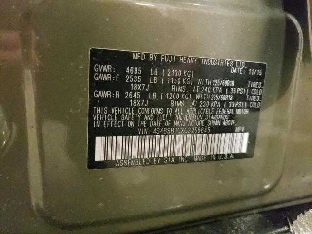 Subaru Outback Legacy Automatic Transmission Oil Cooler Line Tube Hose 2016 OEM