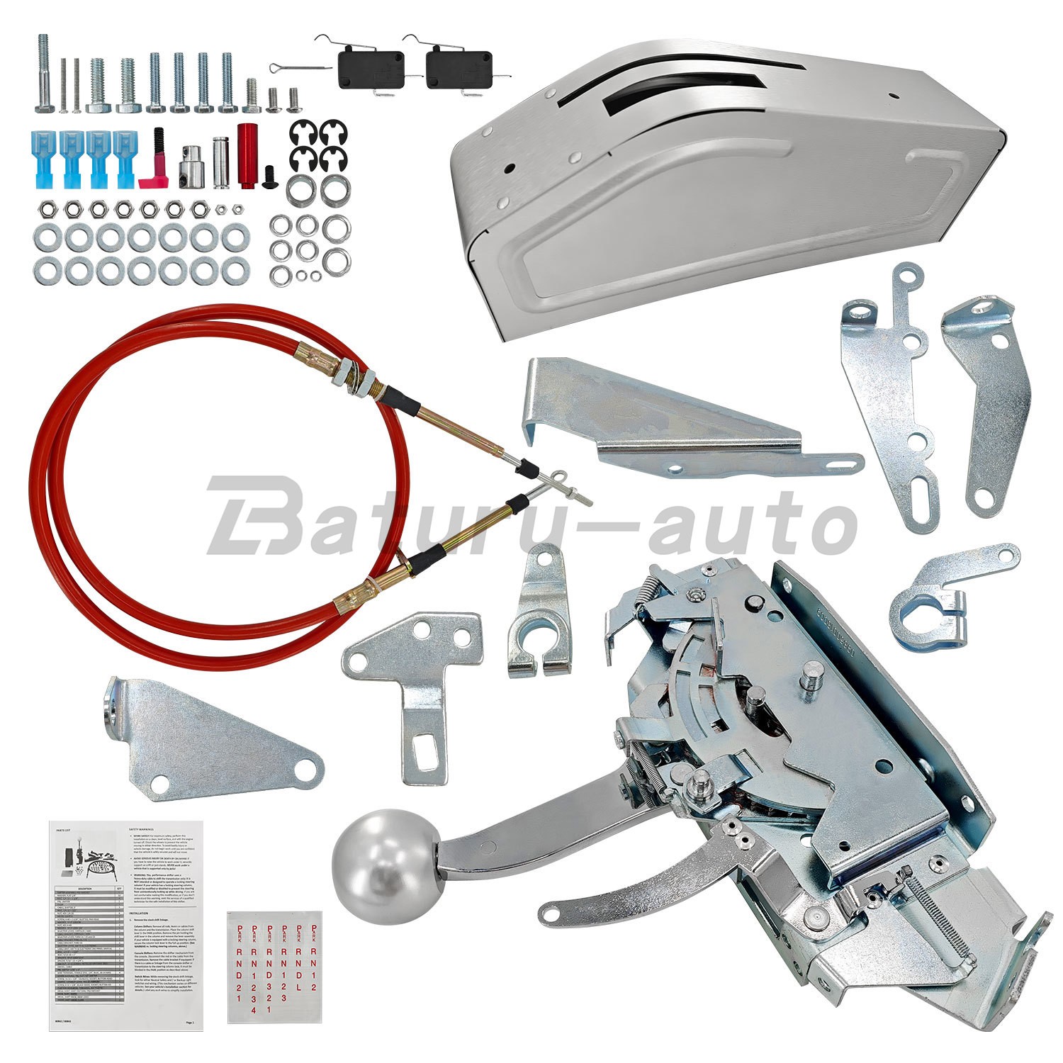 FOR B&M 80842 Pro Ratchet Automatic Shifter for 3 & 4 Speed Transmission NEW US