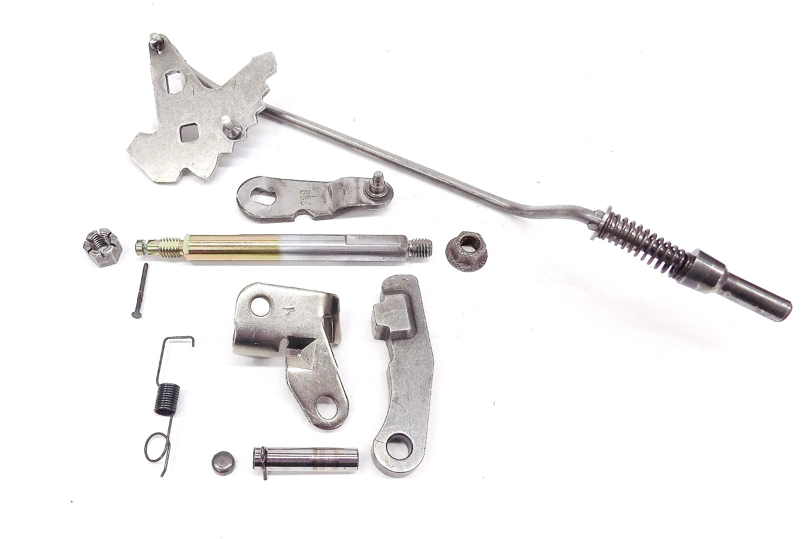 Complete 15 Piece 4L80/4L85E Manual Linkage Assembly w/ 5 1/2″ Selector Shaft