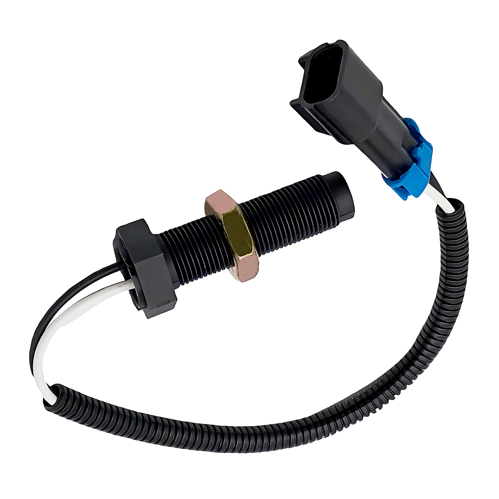 For 89-10 Mack LEU Single Connector 2 Prong Screw In Type Speed Sensor 5055505