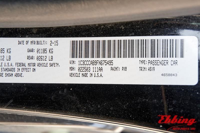 Automatic Transmission 2.4L California Emissions Fits 2015 Chrysler 200 686268