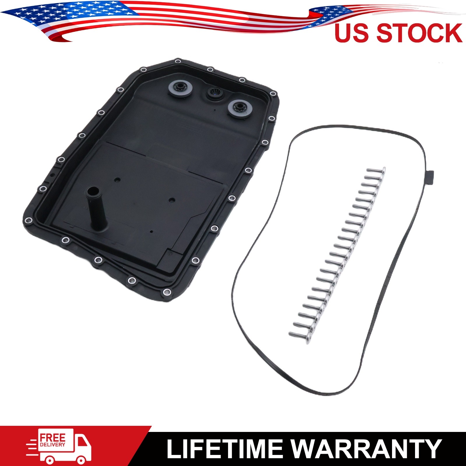 Trans Oil Pan Kit For Jaguar XJ XJ8 2004-2012 LR007474 Filter Assembly