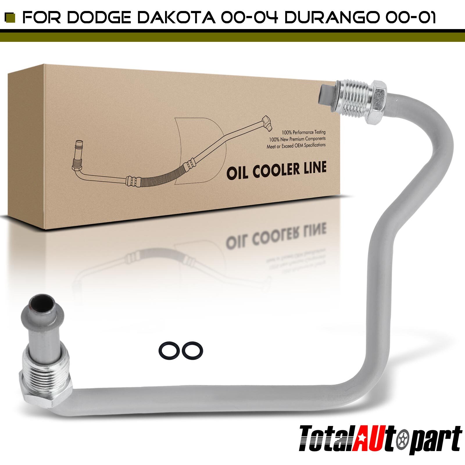 New Auto Trans Oil Cooler Hose Assembly for Dodge Dakota 2000-2004 Durango Lower