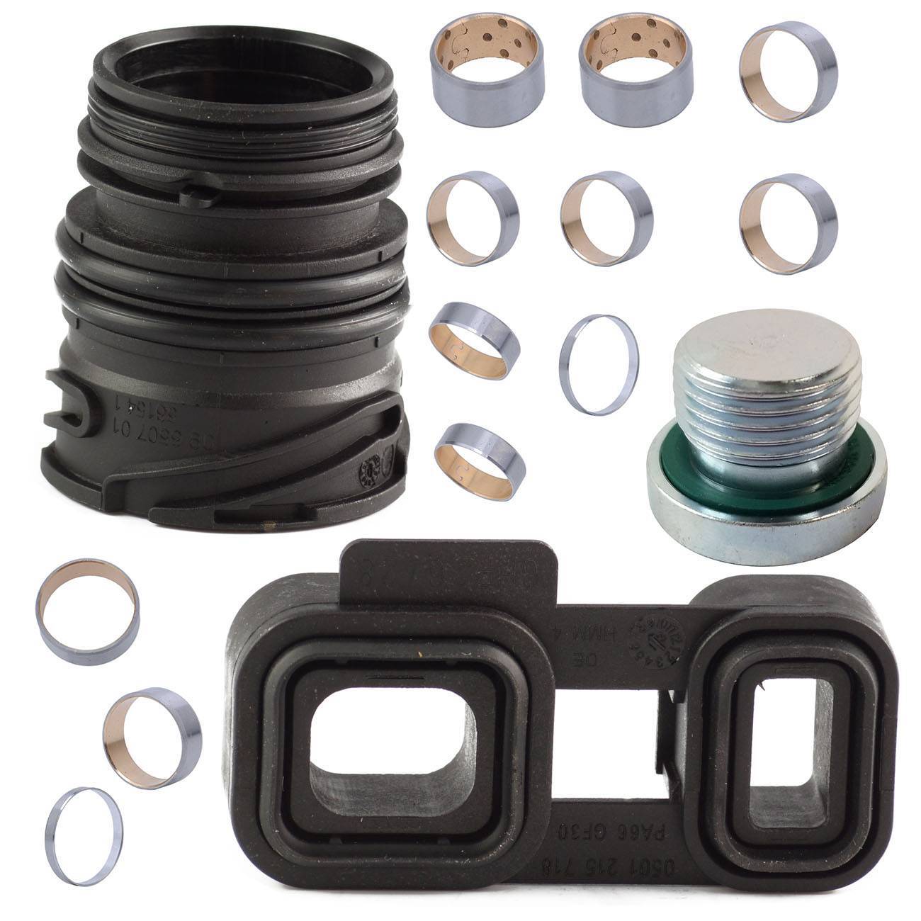 15 PCS FOR BMW Transmission Bushing Repair Kit+Adaptor+Engine Oil Drain Plug