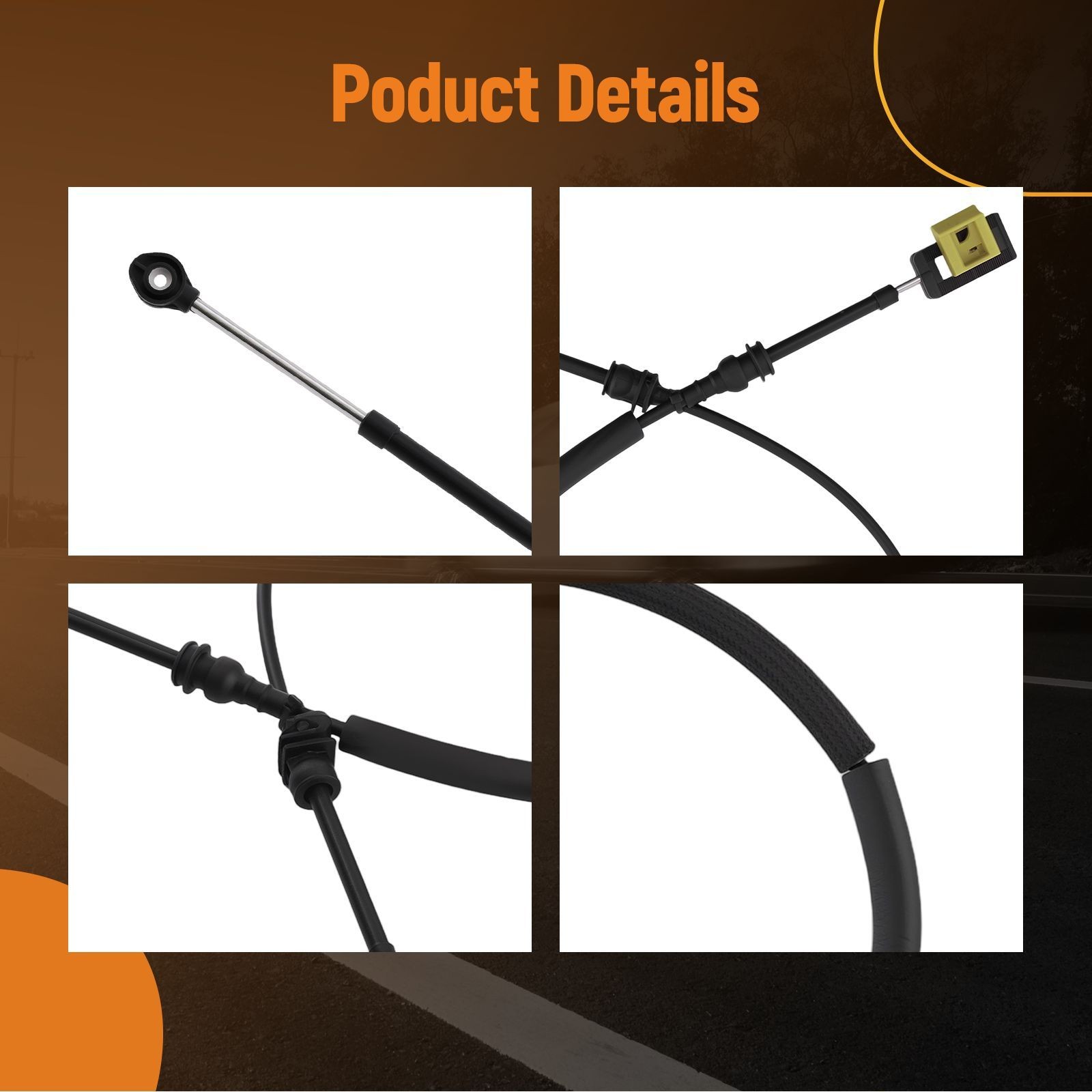 Automatic Shift Cable for Ford Mustang V6 V8 2005-2010 4R3Z7E395AA
