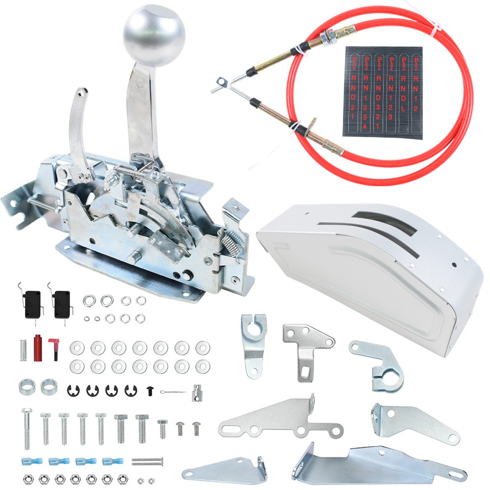 For B&M 80842 Pro Ratchet Automatic Shifter for Ford GM 3 & 4 Speed Transmission