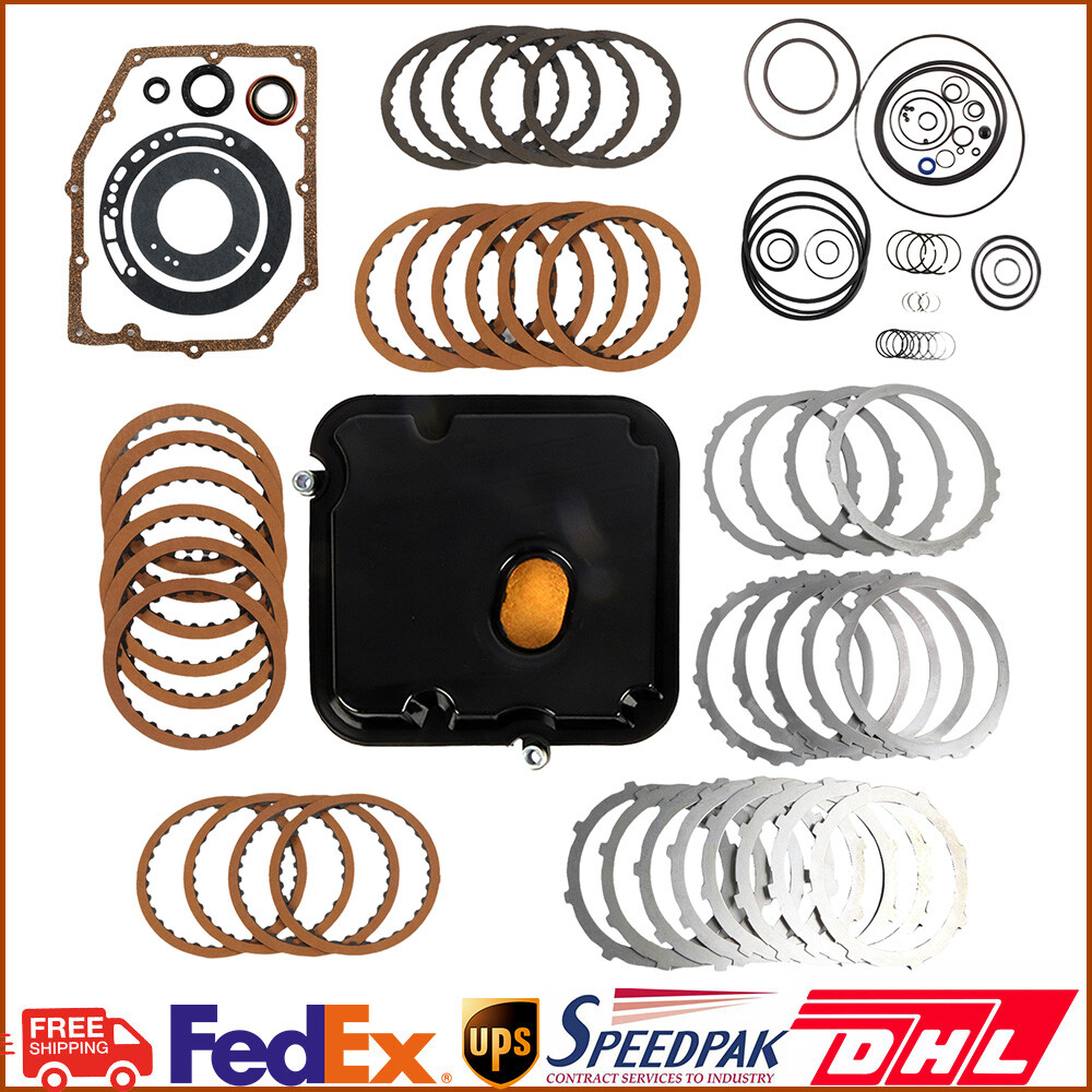 42RLE Transmission Master Rebuild KIT 03-UP WITH Plates Filter Bushing for JEEP