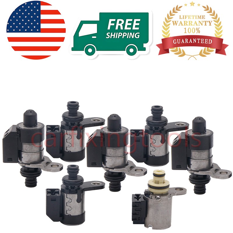 For 03-09 Infiniti Q45 G35 FX45 M45 3.5L 4.5L 7pcs Transmission Solenoid Re5r05a