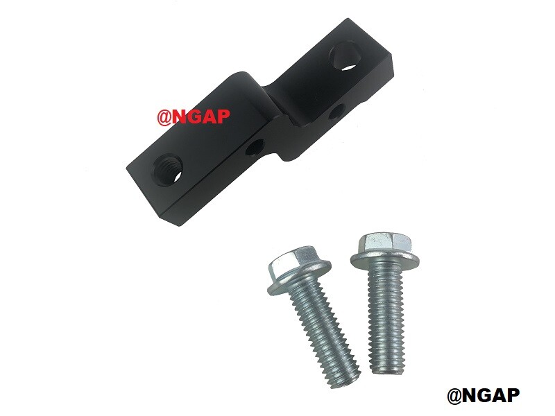 Black LS Swap Transmission Dipstick Adapter Bracket TH350 400 4L60E 700R4 2004R