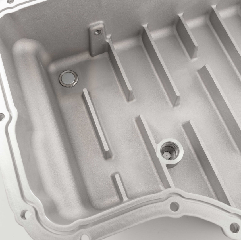 PPE Raw Aluminum Deep 10R140 Transmission Pan For 2020-2025 Ford 6.7L Super Duty