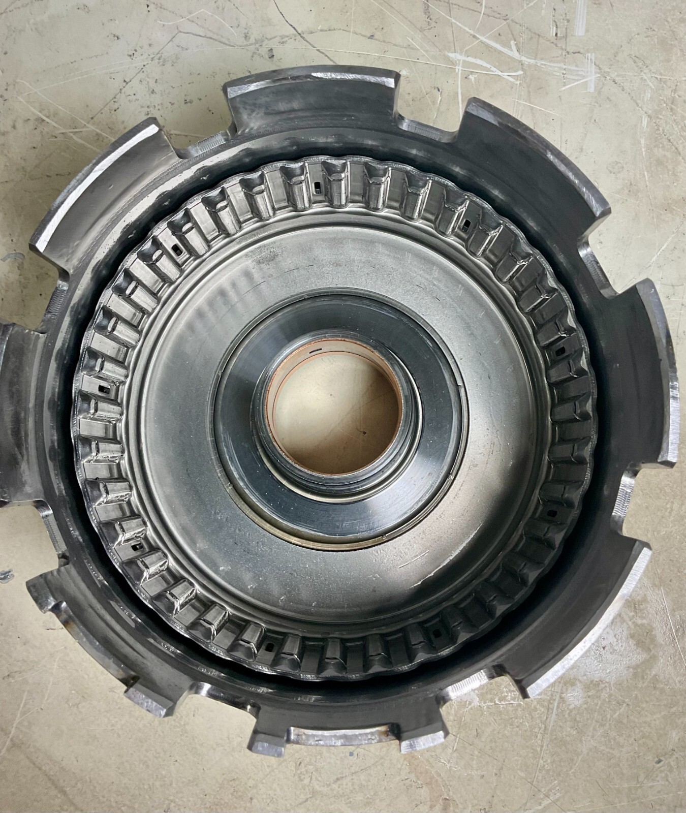 GM 4L60E/65E/70E Reman Reverse Drum, No Check Ball Square Feed Hole, 1993-Up