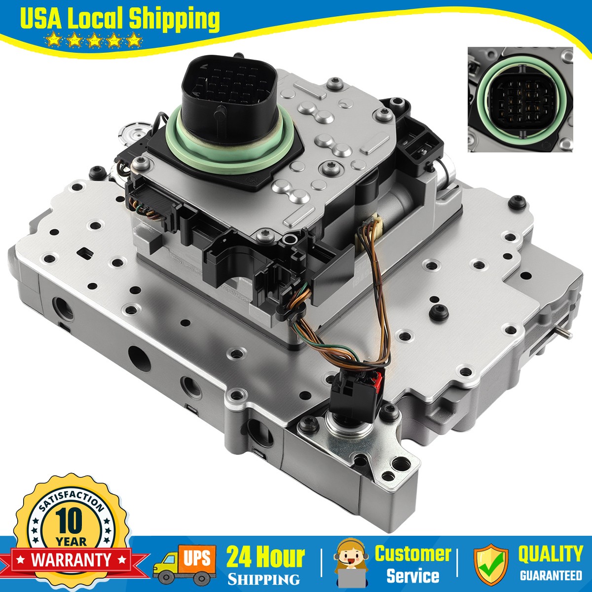 62TE 6-Speed Transmission Valve Body Complete with Solenoid for Dodge Chrysler