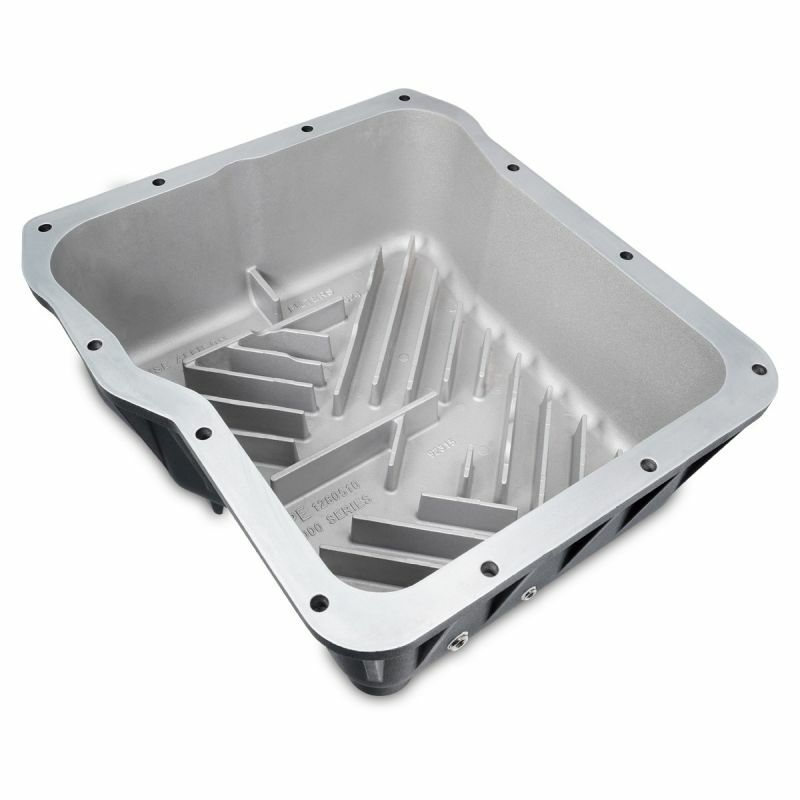 PPE Deep Brushed Transmission Pan W/ Filter For 01-19 GM 6.6L Duramax Diesel