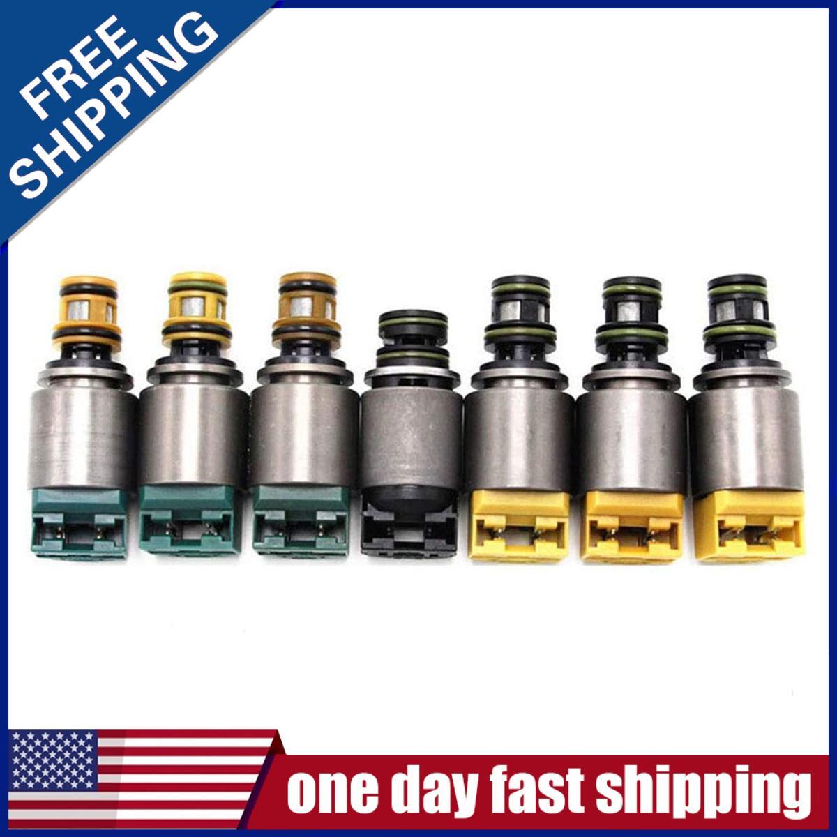 7PCS 6HP21 6HP28 6HP34 Transmission Solenoid Kit for 2003-2011 BMW X3 X5 A6 A8