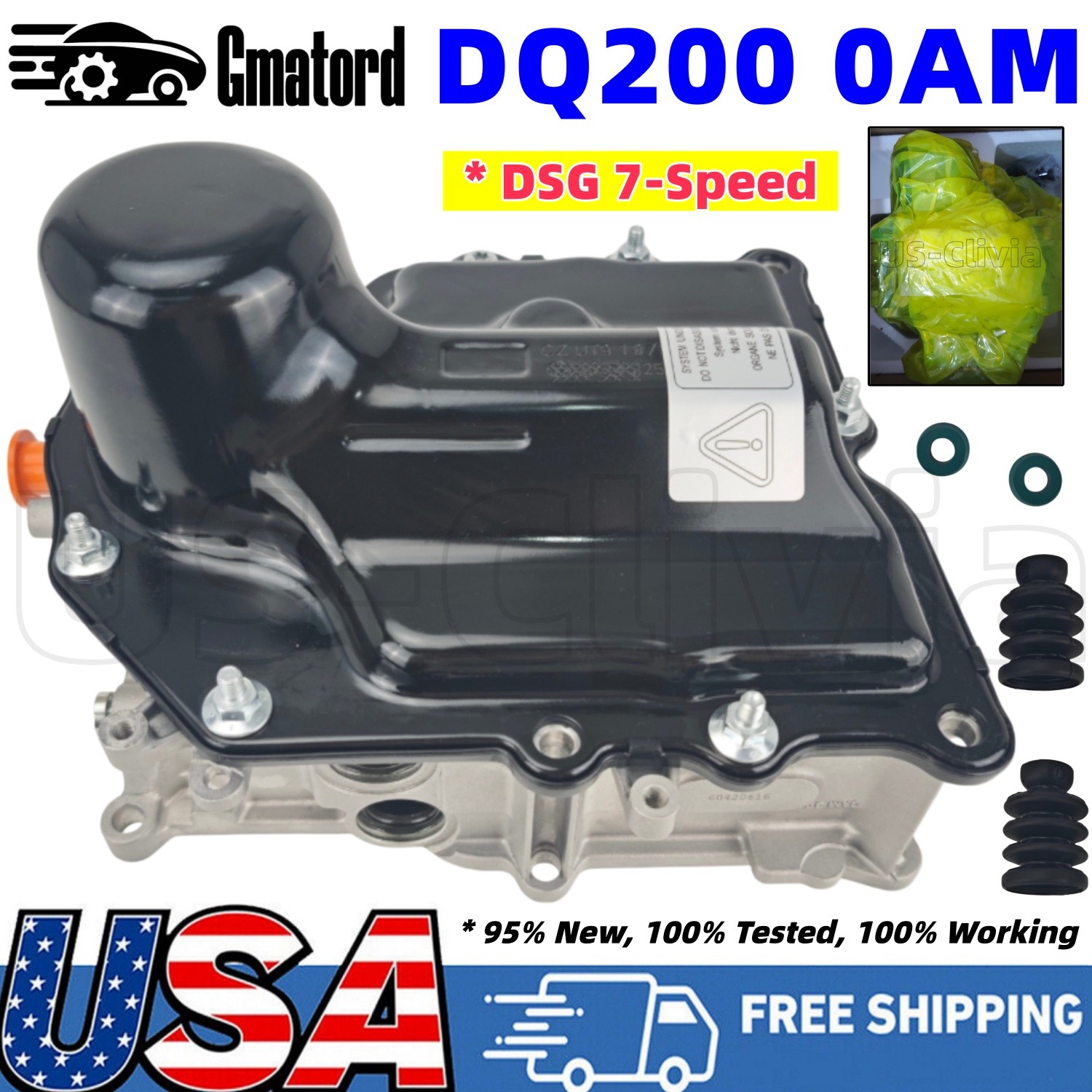 7-Speed Automatic Transmission Valve Body # DQ200 0AM For Audi Seat Skoda VW DSG