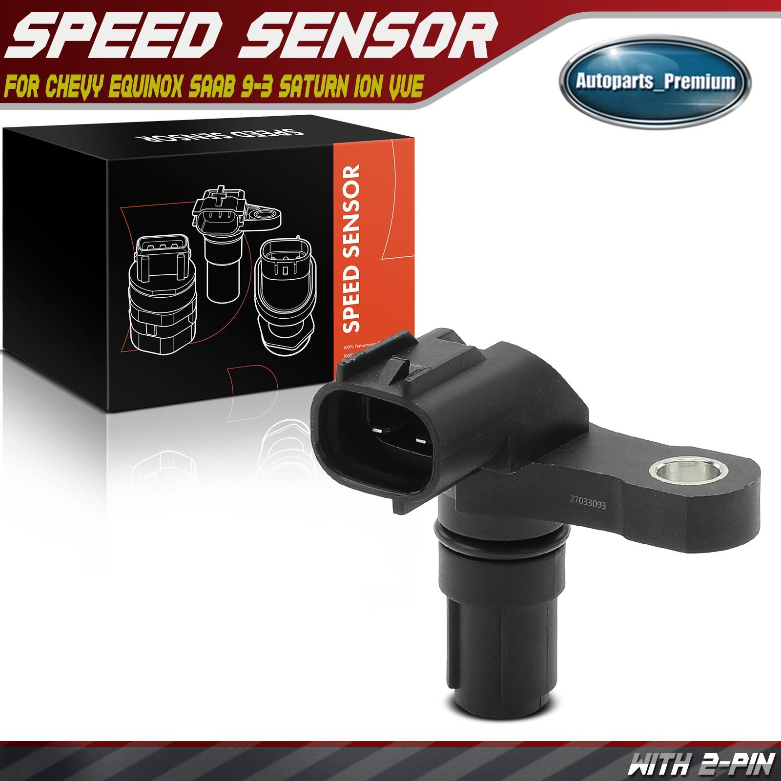 New Speed Sensor for Chevrolet Equinox Pontiac Torrent Saab 9-3 Saturn Ion Vue