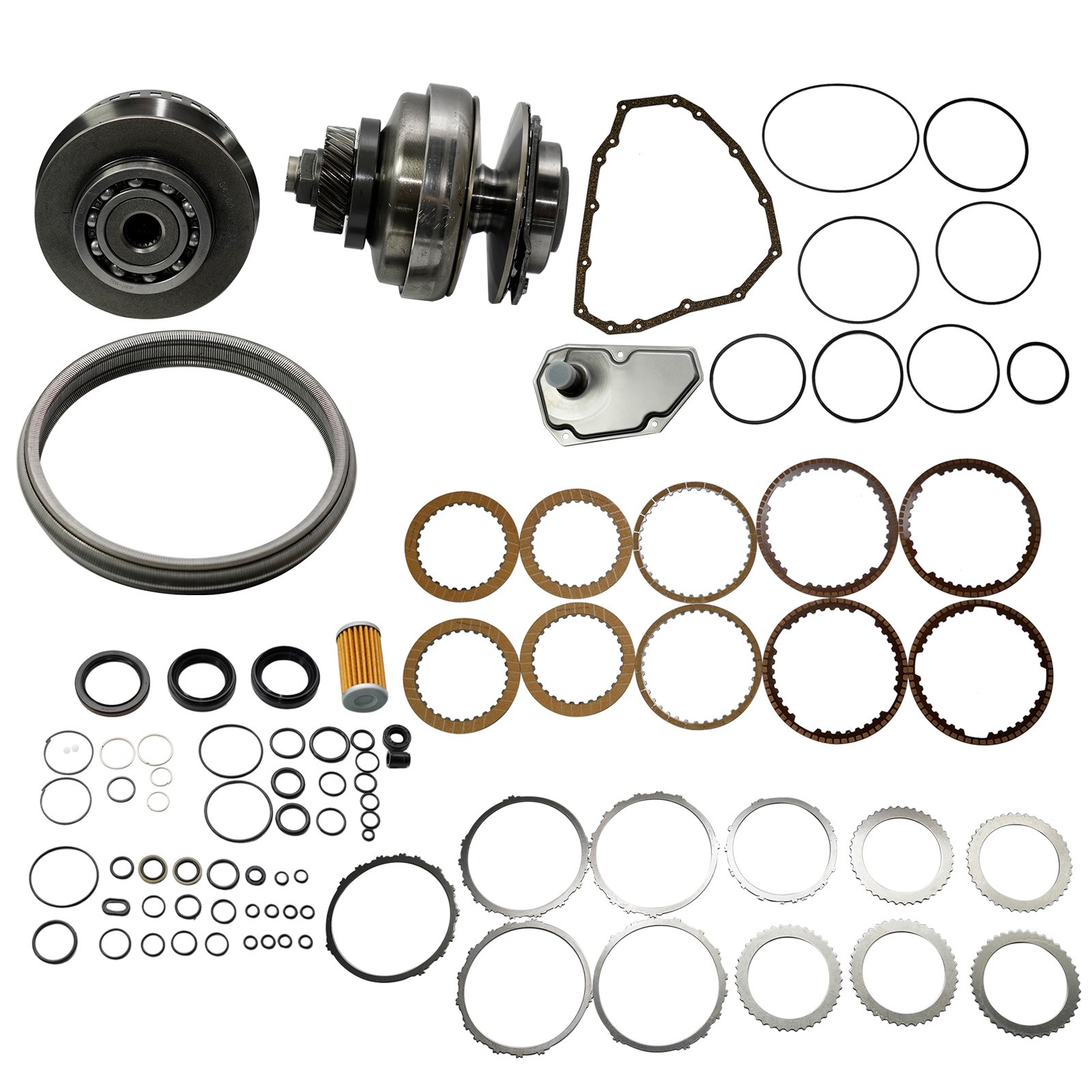 Transmission Master Rebuild Kit & Pulley Set with Belt Chain Fits Nissan March