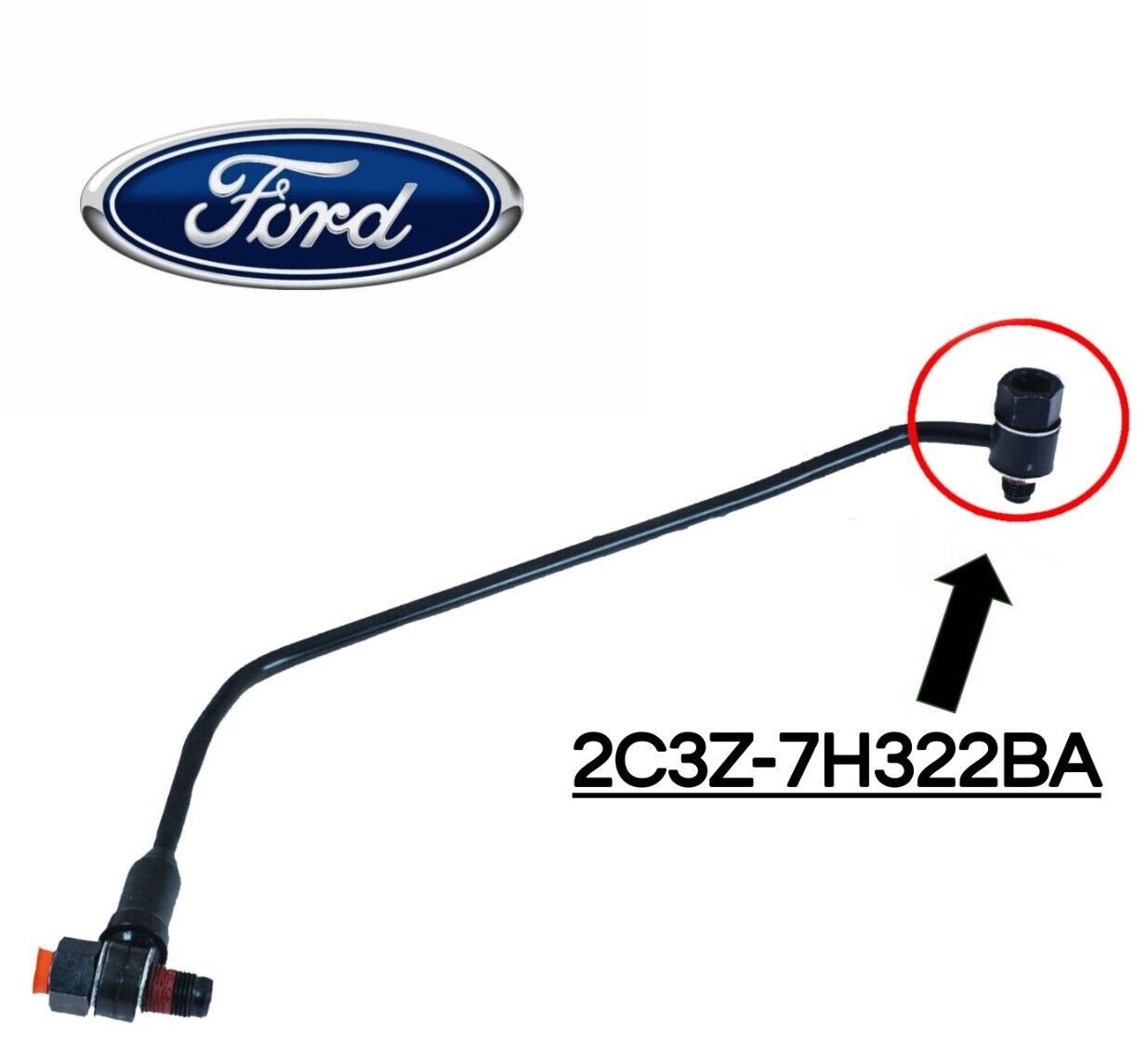 fits Ford E4OD 4R100 Transmission Cooler Tube Thermo Bypass Valve Assembly 1998+
