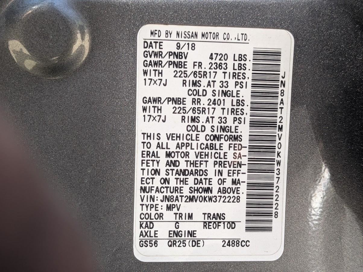 Transfer Case CVT 2.5L VIN J 1 St Digit Japan Built Fits 15-20 ROGUE 812710