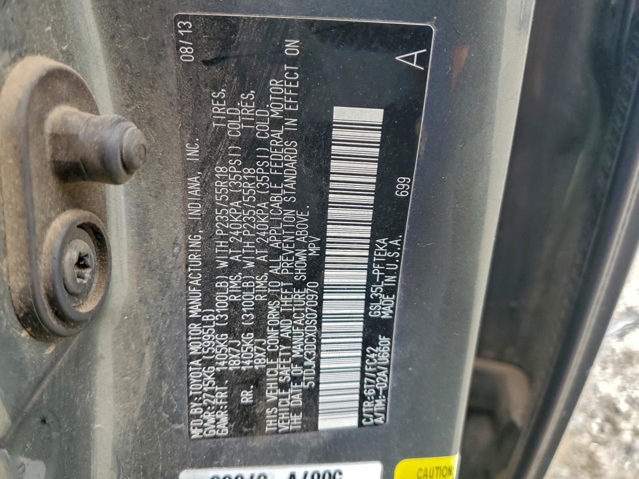 TRANSFER CASE OEM 11-20 TOYOTA SIENNA 1YR WRNTY