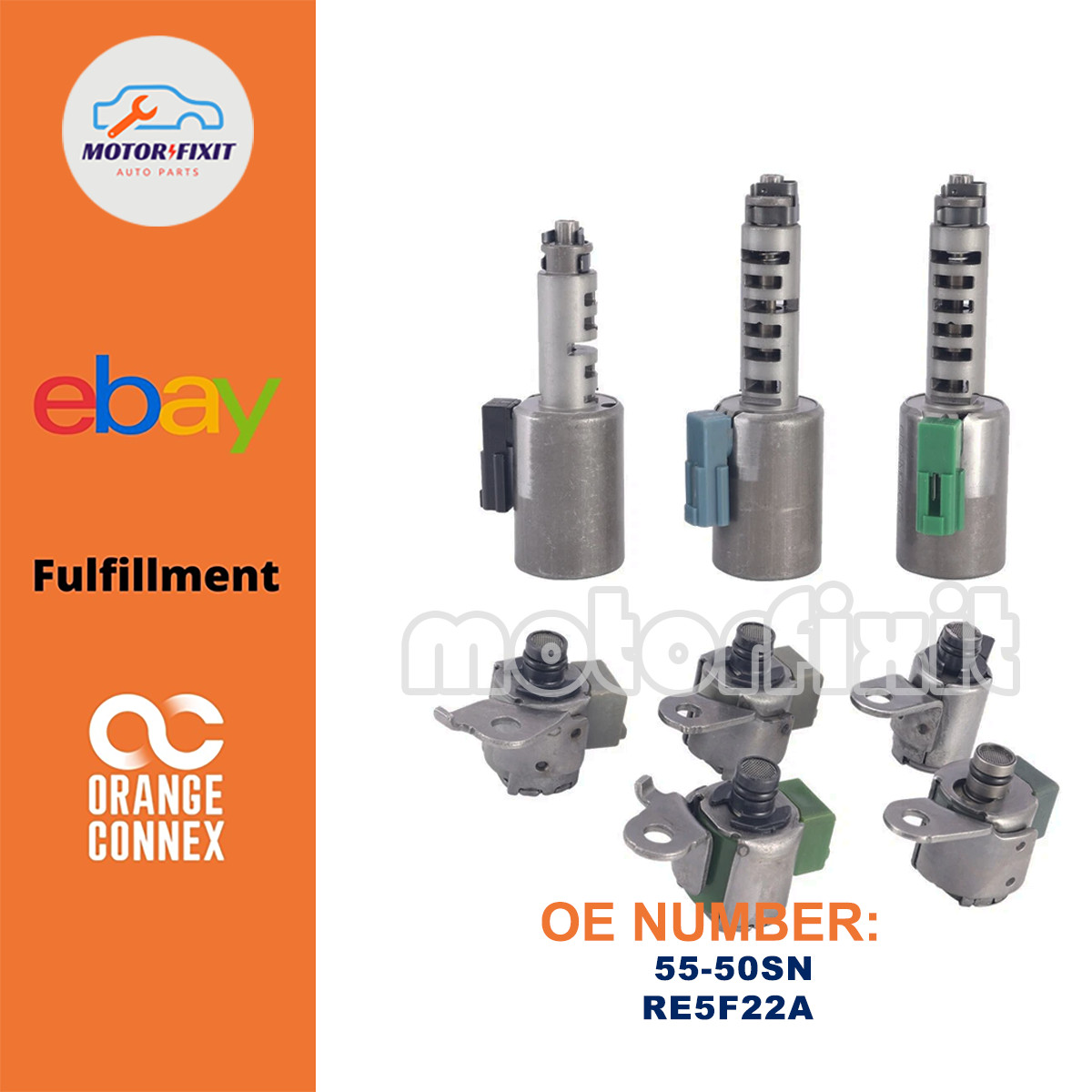 8Pcs RE5F22A Transmission Solenoid Kit for Nissan Altima 2004-2006