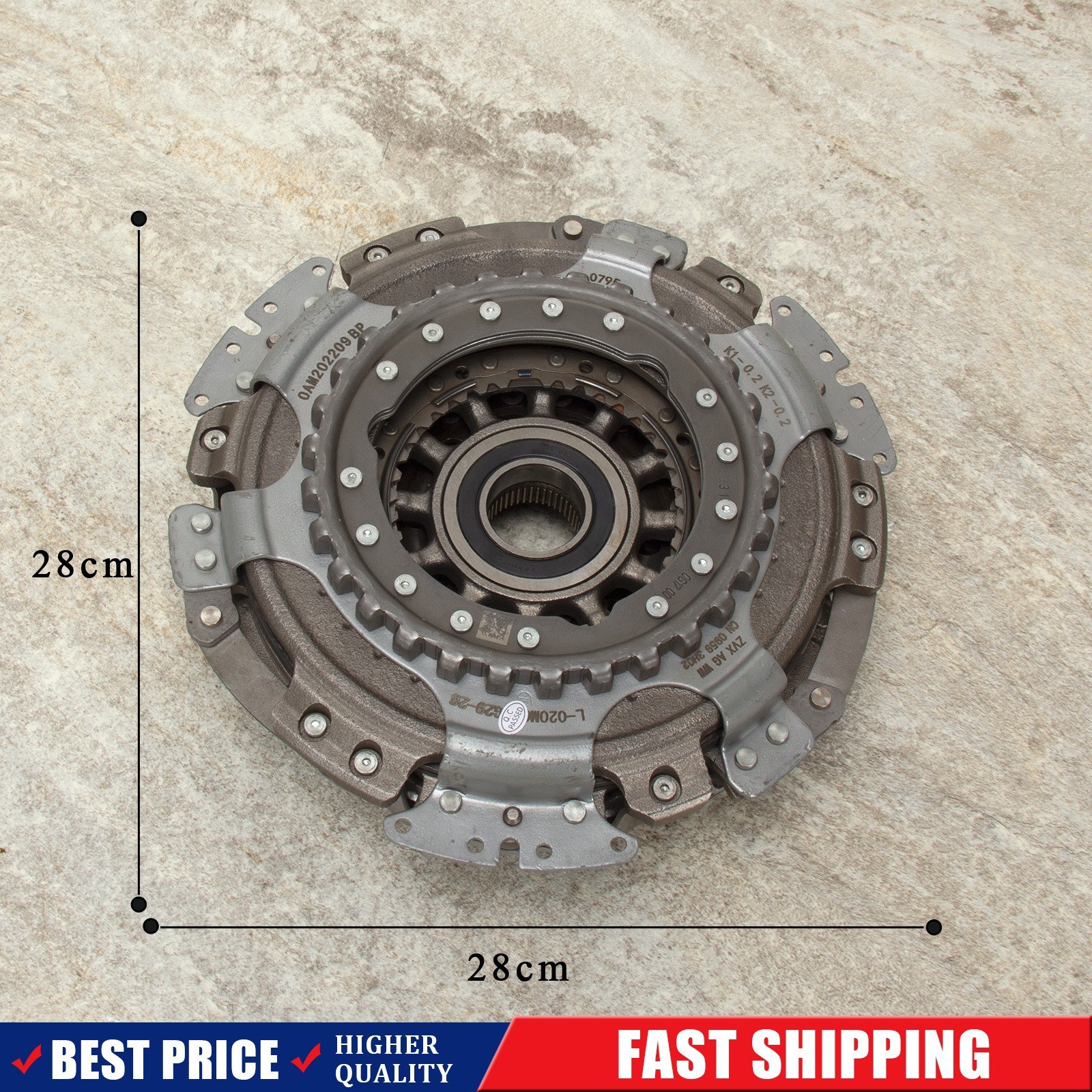 0AM DQ200 DSG Transmission LUK Dual Clutch Kit 602000600 7-Speed For Jetta Golf