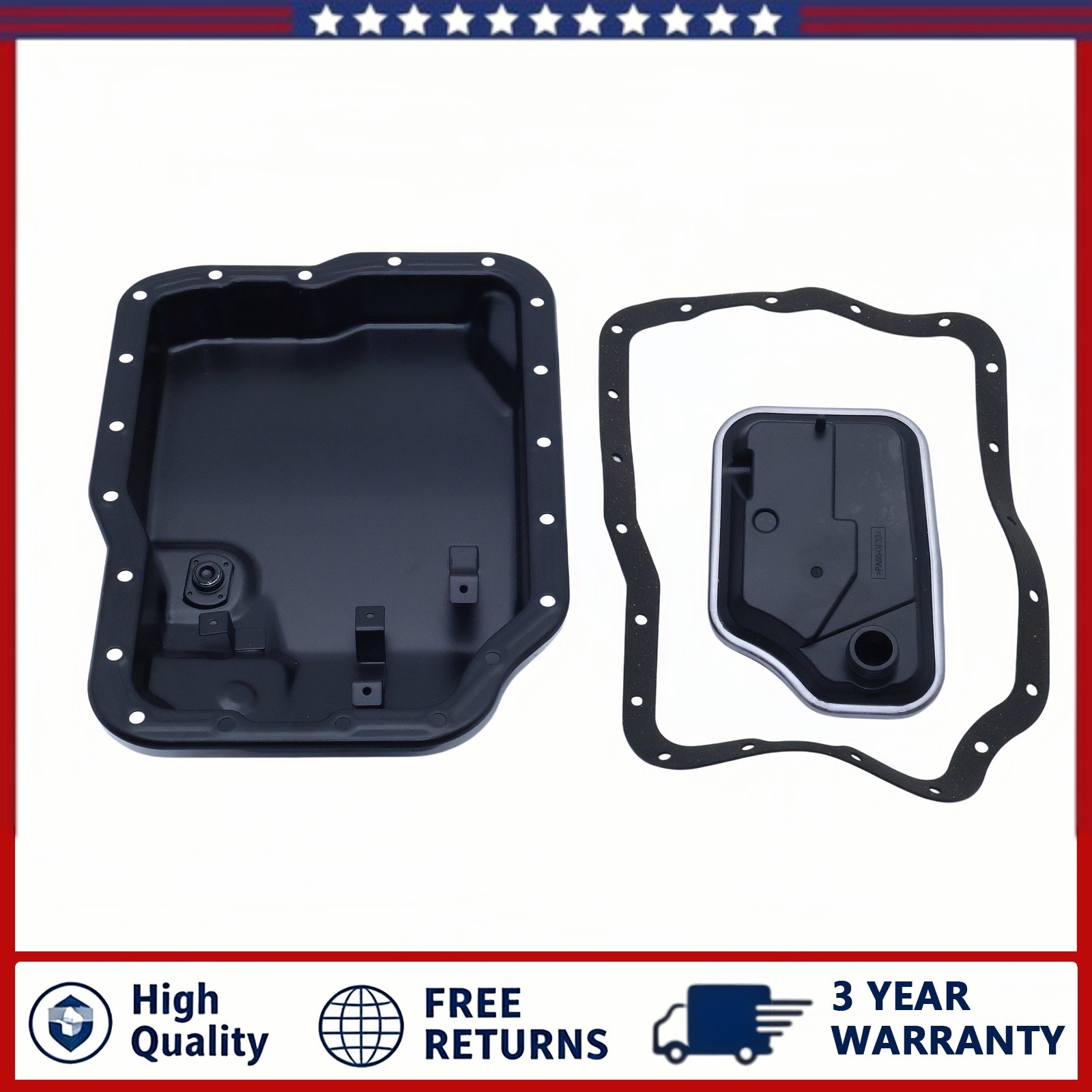Set of 3 Transmission Oil Pan Gasket Filter For Mazda 3 5 6 4F27E FNR5 4 5SP