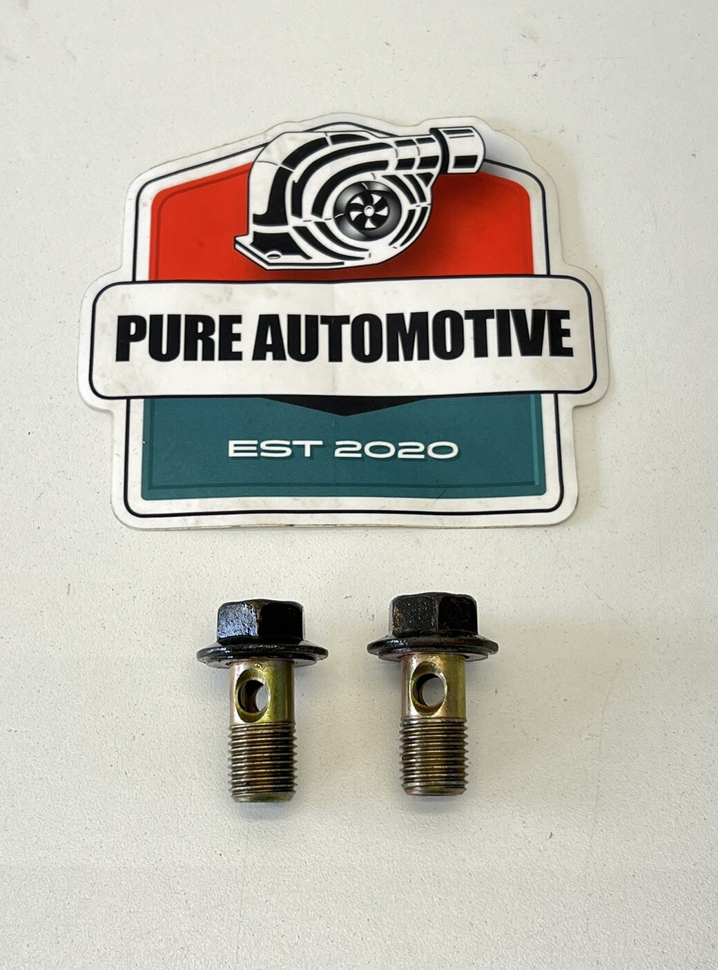 2003-2006 Infiniti G35 Coupe 350Z AT Transmission Cooler Line Banjo Bolt Set OEM