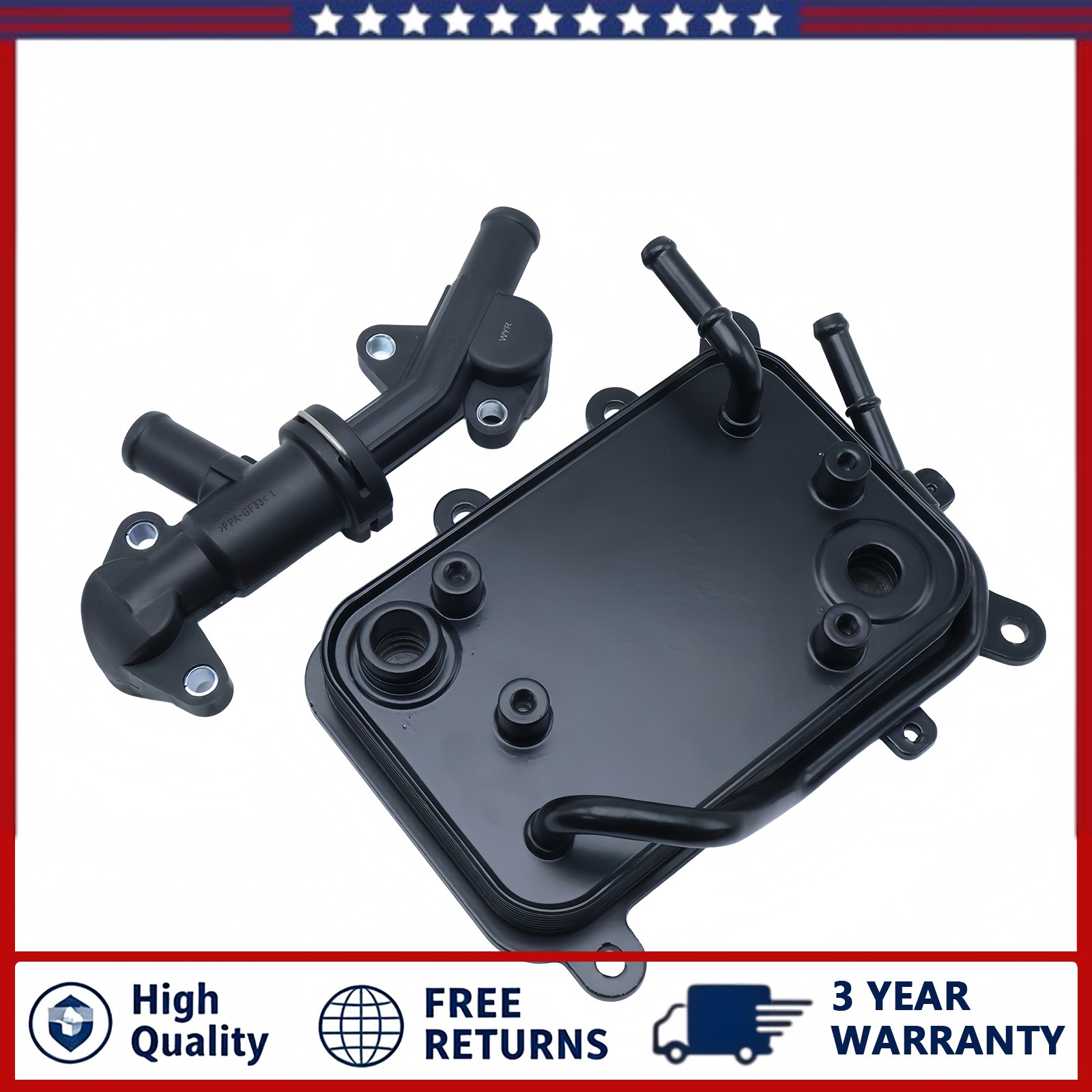 For Hyundai Tucson Kia Cadenza Sorento Sportage Transmission Oil Cooler & Valve