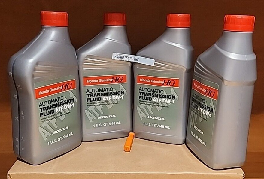 4 QTS ATF DW-1 Genuine OEM Honda Automatic Transmission Fluid ACURA SEALED NEW