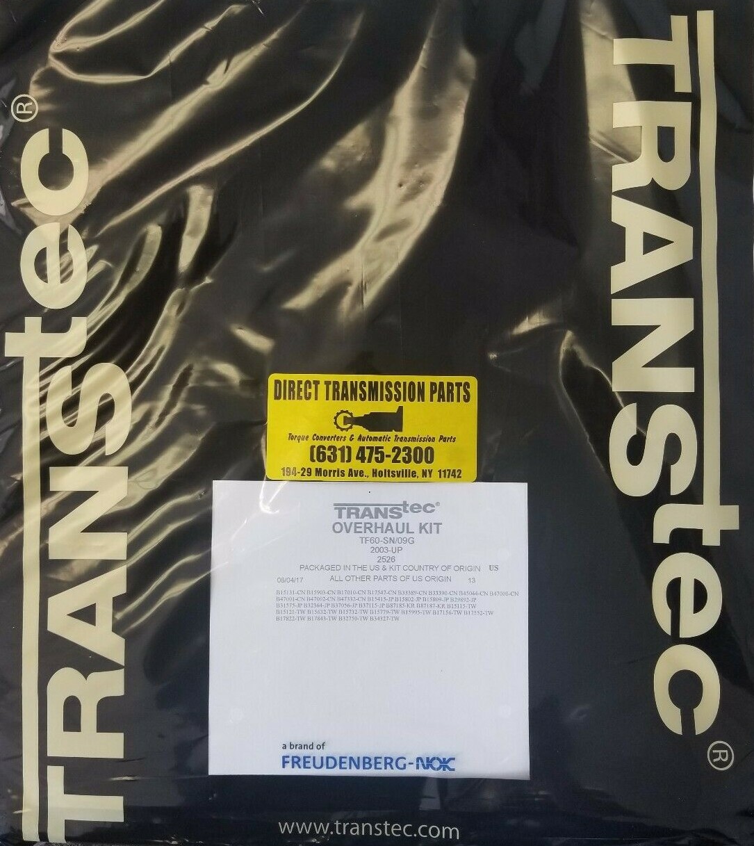 JF017E/CVT-8 (4WD) RE0F10A (FWD-CVT) 2013-2014 MASTER KIT W/O PISTON