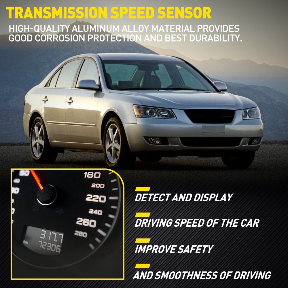 Set 2 Trans Input & Output Speed Sensor For 2001-2007 Hyundai Elantra Santa Fe