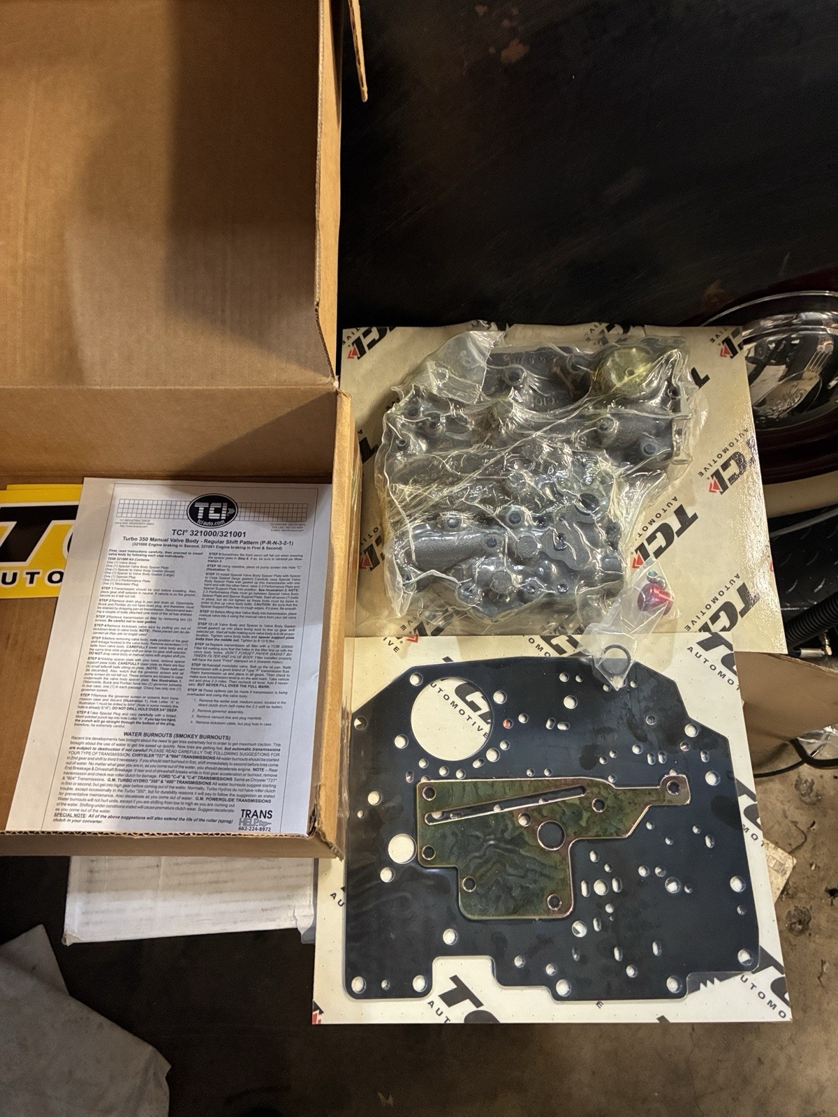 TCI 32001 TH350 Manual Valve Body