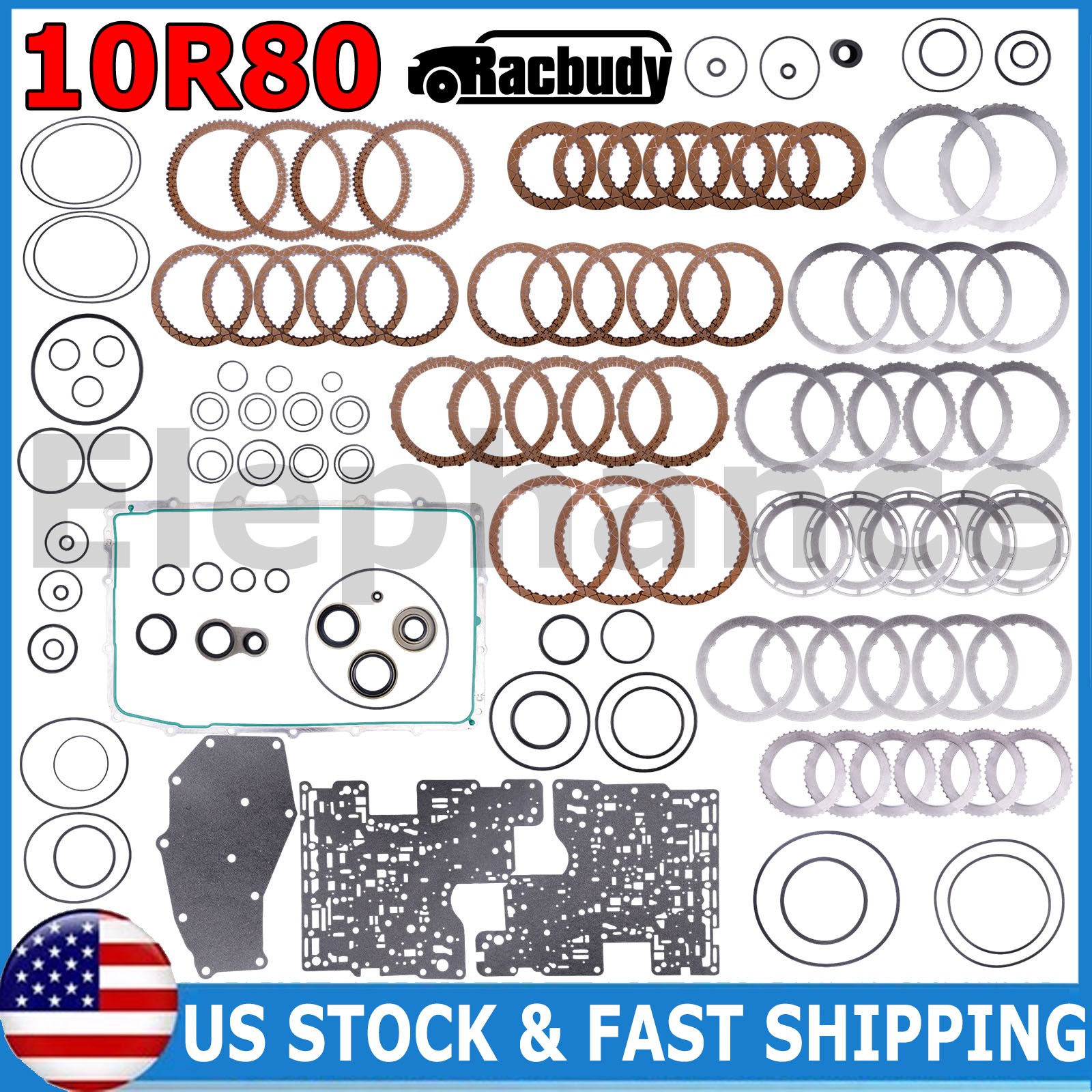 10R80 Auto Transmission Master Overhaul Rebuild Kit For Ford Transit Endeavour